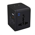 LAX International Travel Adapter with 1x USB-C 3.1A 5V and 1 USB-A