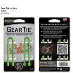 Gear Tie de 6 pouces vert lime de Nite Ize (2 unités)