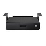 IntekView Under-Desk Storage Drawer with Shelf and Locking Mechanism