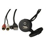 Garmin Fusion Panel Mount USB/3.5 mm AUX Connector