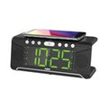 NAXA NRC-190 Dual Alarm Clock with Qi Wireless Charging Function