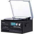 VICTOR Cosmopolitan 8-in-1 Turntable Music Center Black