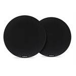 Garmin Fusion Signature Series 3 Accessory Grilles, 6.5" Classic Black Speaker Grilles (Pair)
