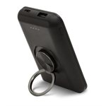 Emerge - Helix - Banque d'alimentation MagWireless 5 000 mAh avec support d'anneau et béquille