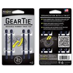 Gear Tie de 3 pouces bleu marin foncé de Nite Ize (4 unités)