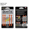 Gear Tie de 3 pouces orange vif de Nite Ize (4 unités)