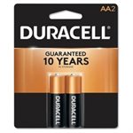 DURACELL COPPERTOP AA Alkaline Battery PACK OF 2