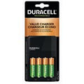 DURACELL Chargeur et batteries rechargeables (4xAA Nickel Metal Hydride incluses)